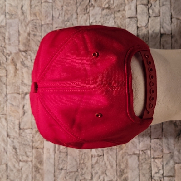 Vintage K Brand Red Renk Seed Farm Snapback Hat - Picture 5 of 7